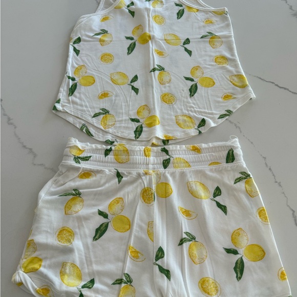 Z Supply Lemon Print Women's Pajama Set Size Small - Picture 2 of 3